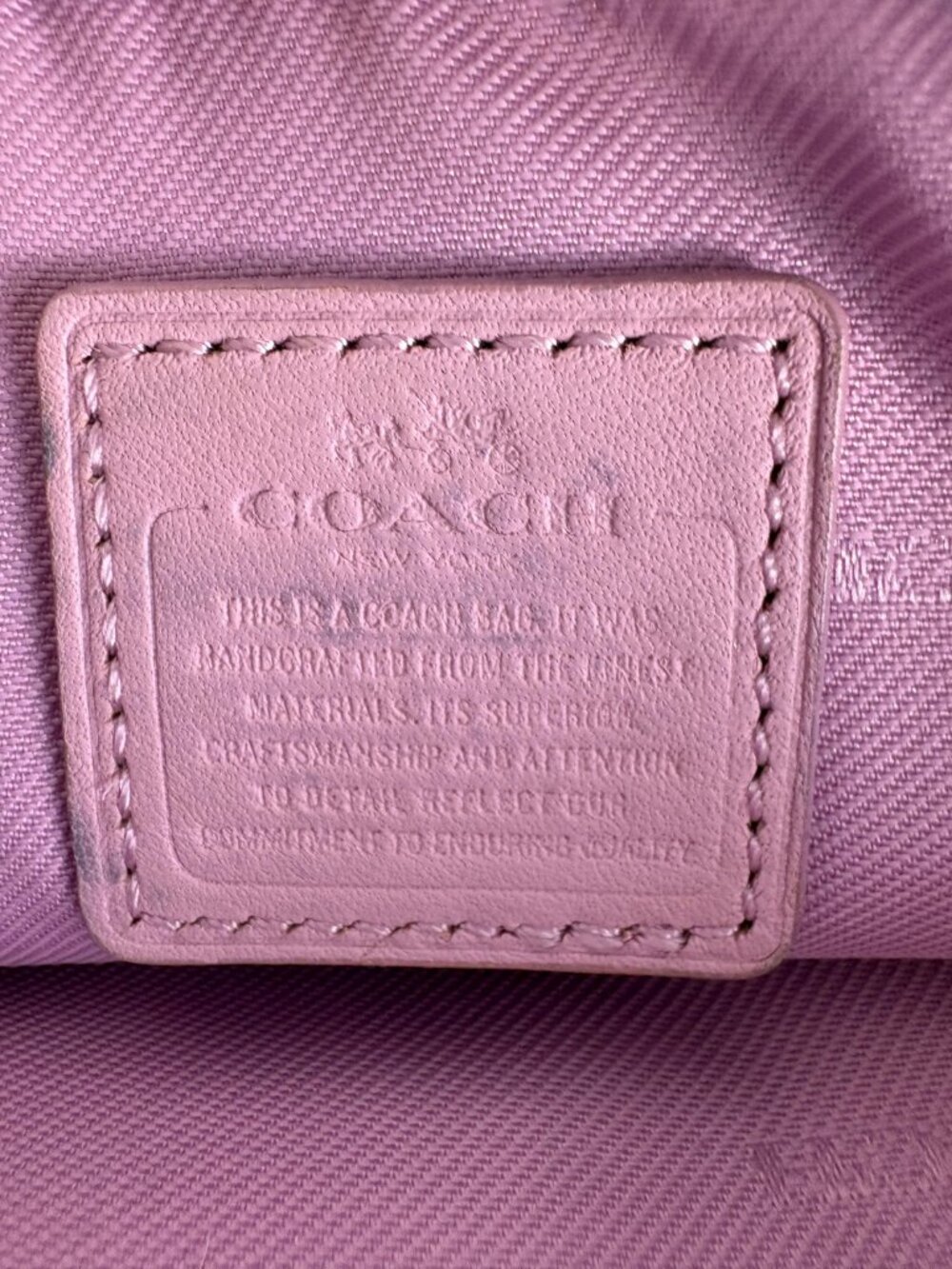 Coach Mini Jamie Camera Bag in Soft Pink Pebble Leather - Picture 8 of 14